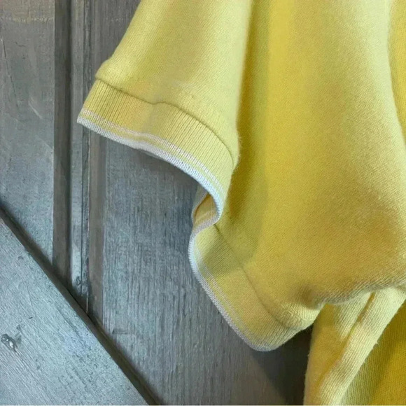 Vintage Disney Minnie Mouse Polo Shirt yellow with embroidered Minnie size large - Picture 4 of 5